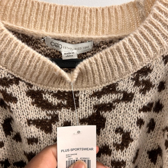 Cato Leopard Sweater - Picture 2 of 5
